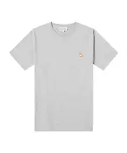 Maison Kitsuné Chillax Fox Patch Crewneck T-Shirt S,XL,L,M White