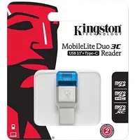 在飛比找蝦皮商城精選優惠-金士頓 Kingston MicroSD 雙頭讀卡機 Typ