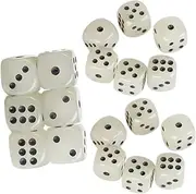 GARVALON Glow in The 18pcs Acrylic 6 Sided Dice Perfect Party Supplies Gaming Accessories