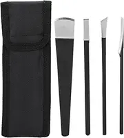 Pedicure Knife Set, Ingrown Toenail Nippers Remover Professional Foot Scraper Tools Care Callus Removal Dead Hard Skin Corn File Rasp Kits with Storage Bag for Men Women