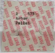 Elgin 873 - Part 2 – Pallet Arbor - Factory Watch Replacement / Repair Part