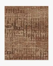 245' x 305' | Machine Washable Runner Rug | Kid & Pet Friendly | Indoor Rug | Architectural Digest Brooklyn Copper Clay Tufted Rug | Ruggable
