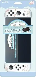 Alone Switch Separate Type Clear Case for OLED #Unipo Sanrio Characters Cinnamoroll ALG-NSUQCNSC