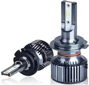 HAN-Store Fit for F31 H4 H7 Car Led Headlight H1 H11 9005 HB3 9006 HB4 9012 D2S D2R Led Bulb CSP 3000K Fog Lamp 6000K 12V Led Bulb 2PCS (Emitting Color : 6000K, Socket Type : H7)