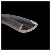 Draught excluder Tape U Channel Rubber Edge Trim Transparent Length 1M Weather Stripping Edge Trim Edge Protector Easy to Cut for Car Doors/7Mm * 4Mm(10Mm*16Mm)