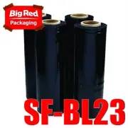 1 Roll Black 500mm x 400m 23um Stretch Film Pallet Wrap