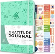 Clever Fox Gratitude Journal – Happiness, Positivity & Affirmation Daily Journal – Inspirational Daily Notebook – 3 Months, A5 (Mint)
