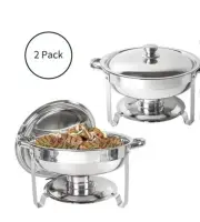 IMACONE 5Qt Chafing Dish Buffet Set: Stainless Steel Elegance
