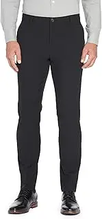 [Van Heusen] Men's Traveler Elastic Waist Flat Front Dress Pant