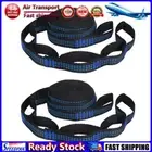 LF# 10Pcs Hammock Strap Outdoor Camping Tree Hanging Load Bearing Rope (Blue)