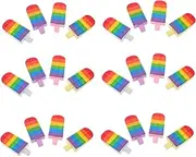MINAOLULUS 25pcs Cute Mini Ice Cream Pen Cartoon Marker Students Portable Writing Tool Creative Note Writing Stationery For Office And Home
