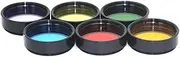 M28*0.6mm Optical Color 6 Colors Set Yellow Orange Red Green Blue Purple Aluminum Box 5P9972