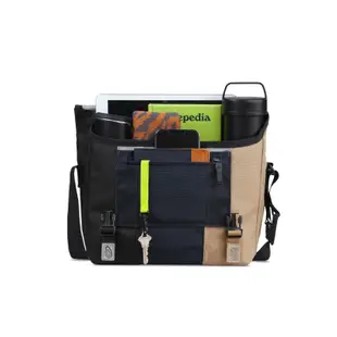 【TIMBUK2】CLASSIC MESSENGER ECO 經典郵差包 S 黑藍米拚色