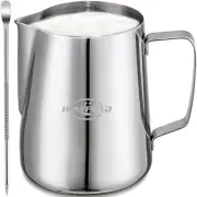 Stainless Steel Milk Frothing Pitcher - Milk Frothing Jug for Cappuccino, Bar...
