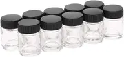 Peakloong Nail Art Airbrush Tank Glass Bottle Airbrush Tool Accessories Paint Cup 10 Pcs 22cc Airbrush Paint Cosmetic Bottle Jar