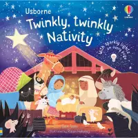 在飛比找蝦皮購物優惠-新書英國Usborne耶穌的誕生硬頁燈光書The Twink