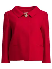 [Valentino] Valentino-Giacche Rosso-Donna 42