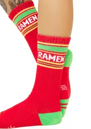 [Gumball Poodle] Ramen Athletic Crew Socks