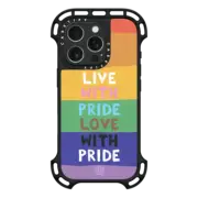 iPhone 16 Pro Ultra Bounce Case MagSafe Compatible Live with Pride Love with Pride by LJMA