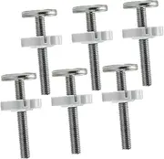 VICASKY Barrier Gate Screws 6pcs Metal Plastic Pressure Mounting Threaded Rods for Home Pet Gating Quick