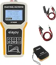 1600W Solar Panel Tester Photovoltaic Panel Multimeter Upgraded EY-1600W with Ultra Clear LCD Display, Smart MPPT Tools for Testing Solar PV Panel Data and Troubleshooting (EY-1600W)