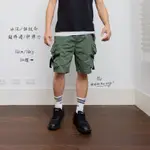 男工作短褲軍裝口袋 水洗斜紋布/軍綠BEN STEVEN