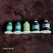 MSQC COTTON and POLYESTER QUILTING THREAD - 5 spools and colors