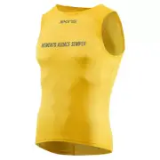 SKINS Cycle/Cycling Men's Baselayer M Thermoregulating Sleeveless Tank Top Zest