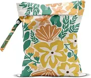 [CVYW] Wet Dry Bag Wet Bag for Swimsuit Dirty Yoga Gym Clothes Diaper Camping Beach Poor Travel Summer Essential Vacation Holiday Summer Aesthetic Flower