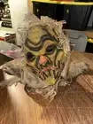 Scarecrow Halloween Costume Burlap Realistic Scary Scare crow Mask NWT