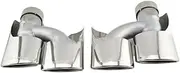 Car Exhaust Muffler End Tip Compatible For Mercedes Benz W164 ML Class ML63 ML350 ML400 ML500 2010-2013