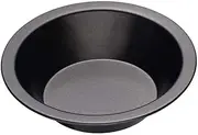 MasterCraft Heavy Base 10cm Round Pie Dish - Durable Non-Stick Carbon Steel with Quantum 2 Coating | Flat Rim for Crisp Sides | PFOA PTFE BPA Free | Dishwasher Freezer Oven Safe | Black