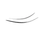 1 Pair Front Bumper Chrome Strip Trim Molding For Mercedes W211 E320 E350 E550 E63 Amg 2118852321 2