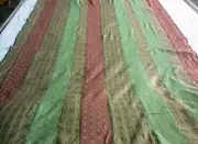 Machine sewing handmade light cotton silk patchwork size 54"x 66" quilt top #1