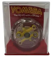 Vintage YOMEGA The Original Yo-Yo with a BRAIN - Clear Yellow w/ Box Case NIP