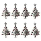 Christmas Tree Napkin Rings Set of 8,for Wedding, Thanksgiving Day, Family9928