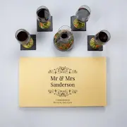 Wine Decanter Personalised Dragonfly Set