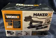 WORX WX991L 20V (3) PC MAKERX Combo: Rotary + Angle Grinder + Wood/Metal NIB