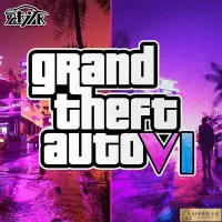 在飛比找Yahoo!奇摩拍賣優惠-=GTA6俠盜獵車手五星好市民罪惡都市R星遊戲反光汽車貼紙車