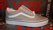 Vans Old Skool Men's 5.5/Women's 7 Silver/True White - VNOA4U3BX1K