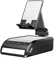 Mobile Phone Holder with Bluetooth Speaker Led Light Built-in Microphone Portable Foldable Cell Phone Stand