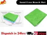 Sand Free Beach Mat Blanket Sand Proof Magic Sandless Sand Dirt & Dust - Green