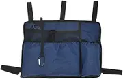 Amagogo Walker Accessories Bag Hanging Organizer Lightweight Mobility Aid Storage Pouch Organizer Pouch Storage Bag for Seniors, Dark Blue