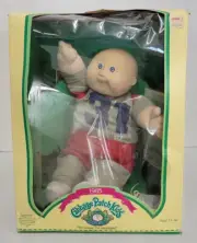 Vintage Coleco 1985 Cabbage Patch Kids Anson Augie Doll Brand New In Box