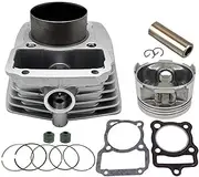 Motorcycle Styling Motorcycle Cylinder Piston Ring Gasket Kit for Ho-nda XR 125 L NXR125 XR125L BROS to 150 62mm Big Bore Modification Parts(Silver)
