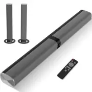Sound Bar for Smart TV, 60W Soundbar for TV, Wired & Bluetooth Connection wit...