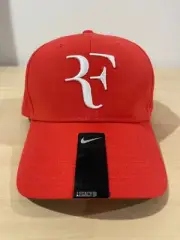 NEW RF Roger Federer Nike Dri-fit Hat Legacy 91 Tennis Cap Fluro Red One Size