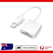 Lightning to SD & TF Card Dual Slot Reader for iPhone/iPad 2 in 1 Micro SD