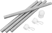 KITANDOVE 1 Set Outdoor Heavy-Duty Flagpole Kit Stainless Steel Tangle-Free Spinning Flag Pole Wall Mount Flagpole for Porch Yard and Garden