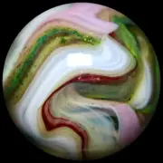 DAS Springtime Marble Collector Series: Oxblood & Aventurine Pinky
